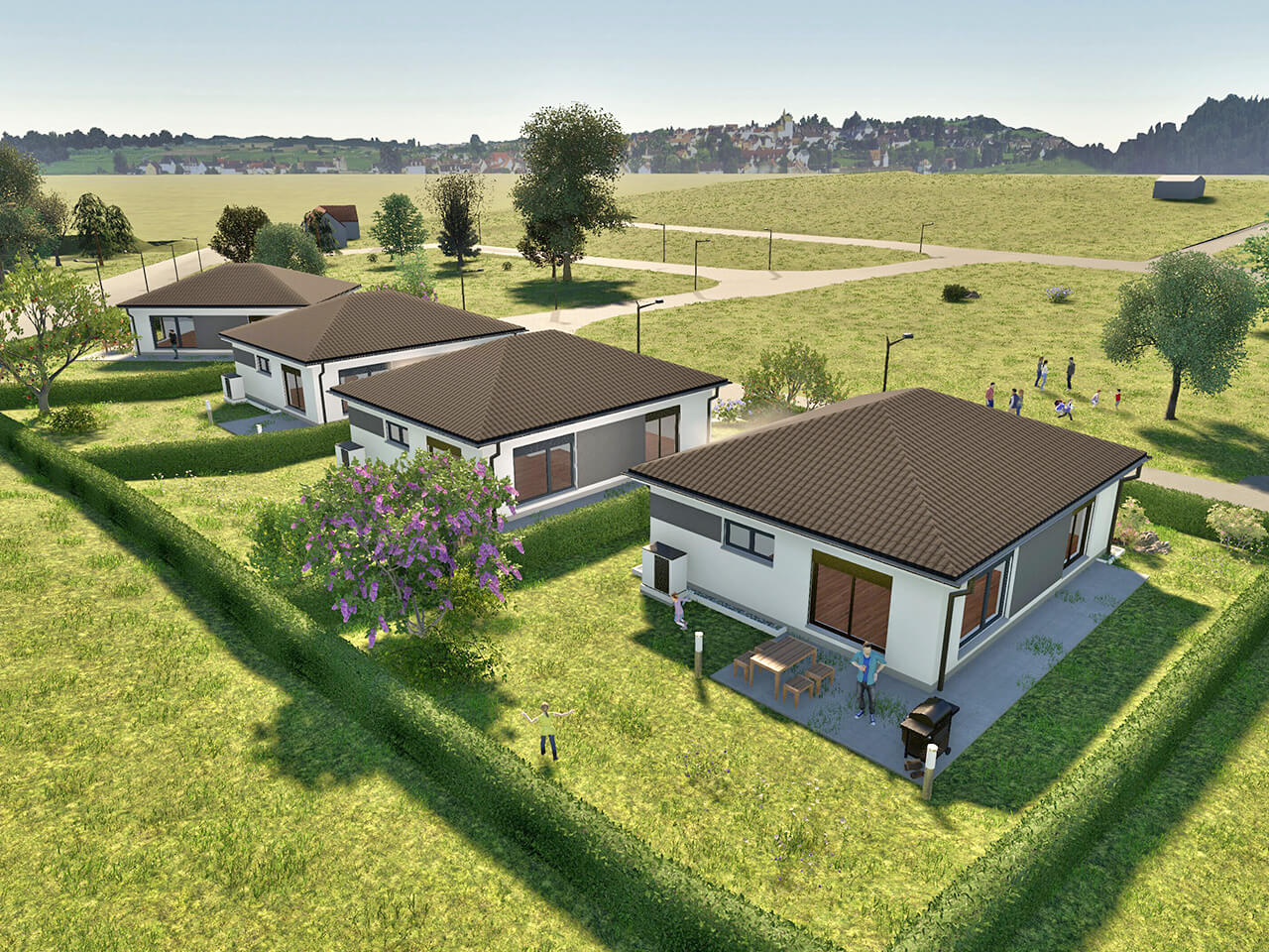 Wohnbungalows für Paare und Familien in Kirchenpingarten