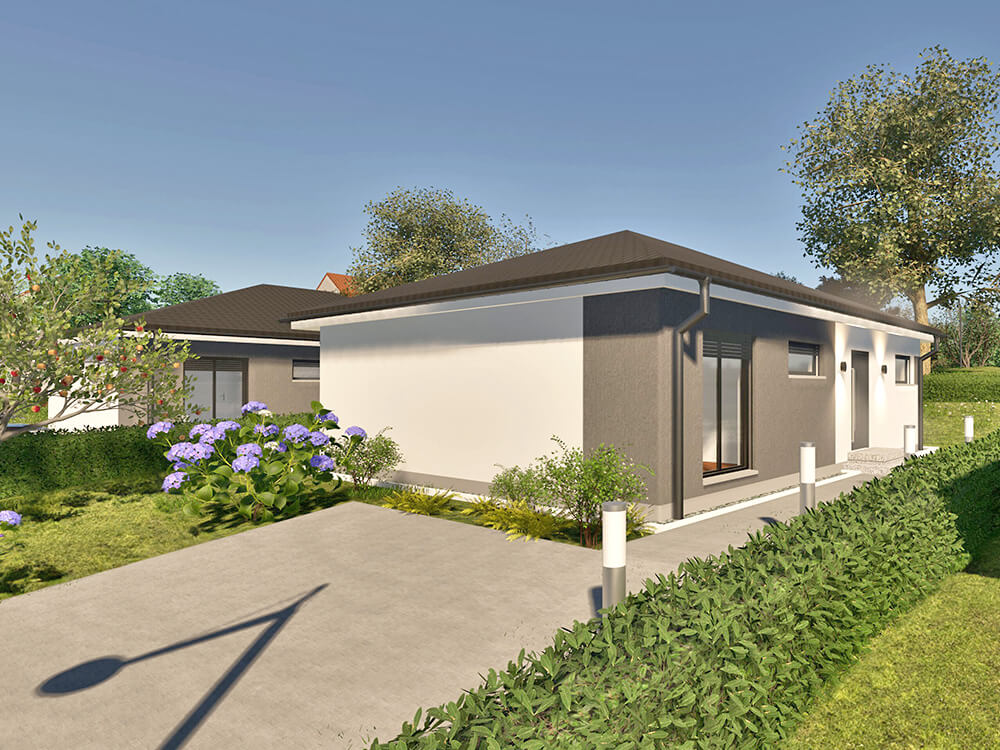 Wohnbungalows für Paare und Familien in Kirchenpingarten